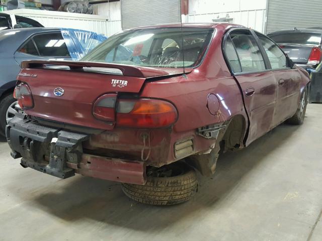 1G1NE52J33M610040 - 2003 CHEVROLET MALIBU LS MAROON photo 4