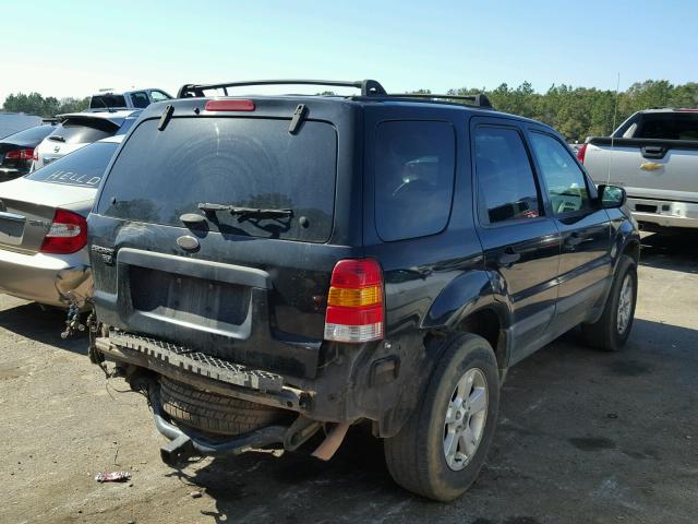 1FMYU93165KA34998 - 2005 FORD ESCAPE XLT BLACK photo 4