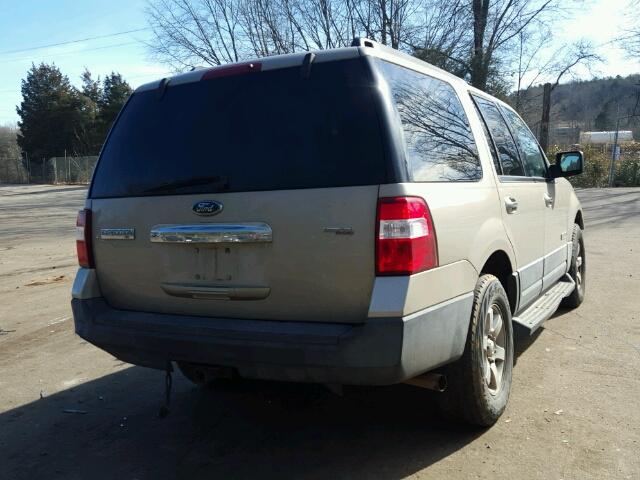 1FMFU16527LA96838 - 2007 FORD EXPEDITION GOLD photo 4