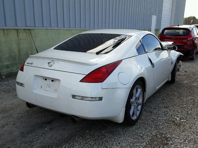 JN1AZ34E73T011083 - 2003 NISSAN 350Z COUPE WHITE photo 4