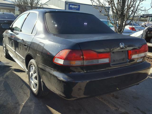 JHMCG668X2C024668 - 2002 HONDA ACCORD EX BLACK photo 3