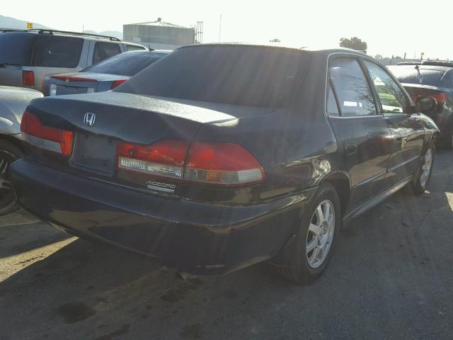 JHMCG668X2C024668 - 2002 HONDA ACCORD EX BLACK photo 4