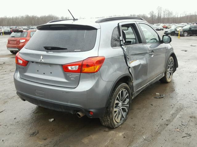 JA4AR4AWXGZ024827 - 2016 MITSUBISHI OUTLANDER GRAY photo 4