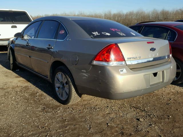 2G1WT58K169210912 - 2006 CHEVROLET IMPALA LT GOLD photo 3