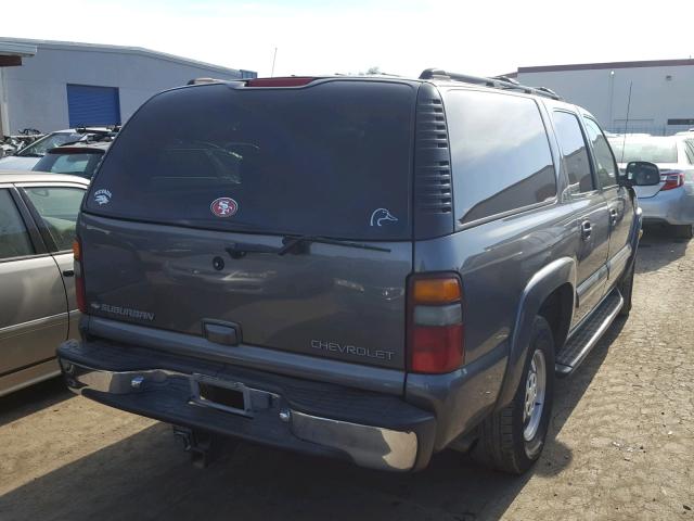 1GNFK16T21J231884 - 2001 CHEVROLET SUBURBAN K GRAY photo 4