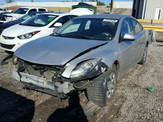 1YVHZ8BH7C5M04621 - 2012 MAZDA 6 I SILVER photo 2