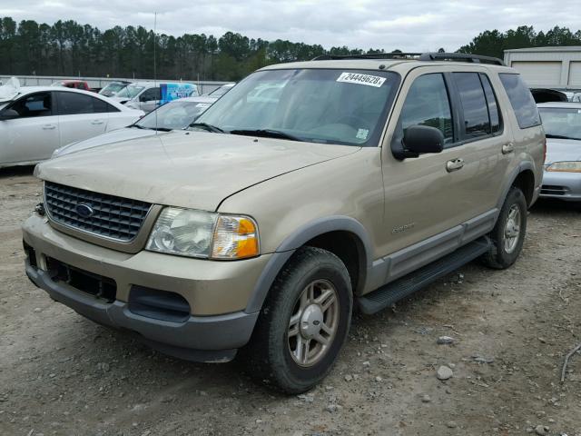 1FMZU63E22UB11212 - 2002 FORD EXPLORER X GOLD photo 2