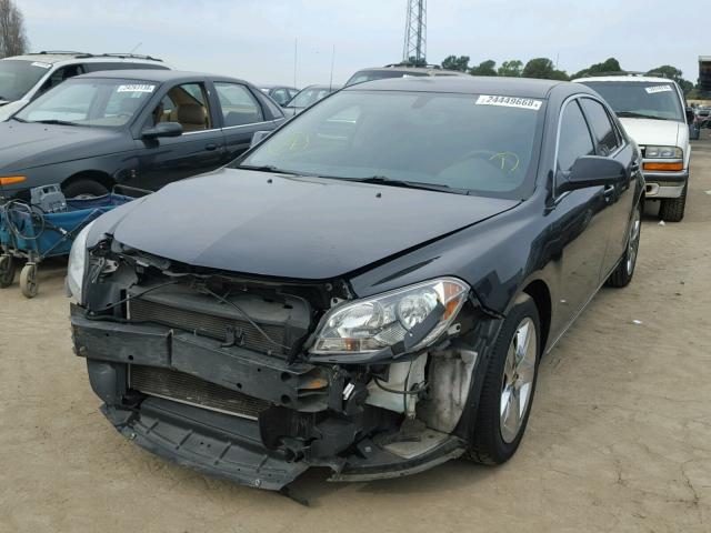 1G1ZC5EB4AF320032 - 2010 CHEVROLET MALIBU 1LT BLACK photo 2