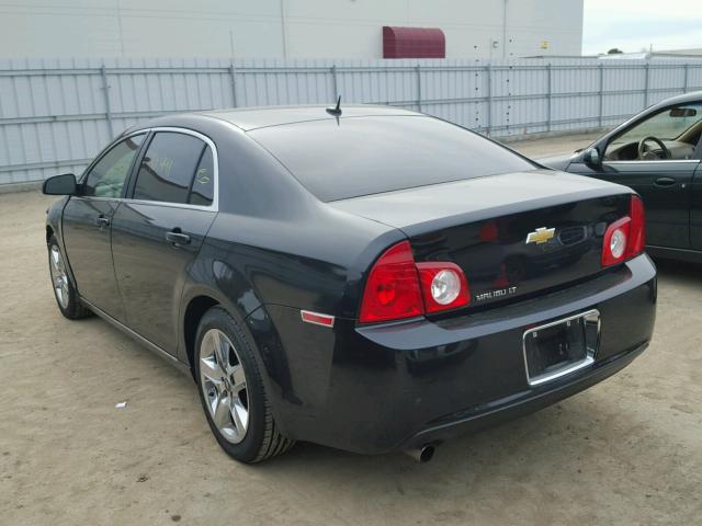 1G1ZC5EB4AF320032 - 2010 CHEVROLET MALIBU 1LT შავი ფოტო 3