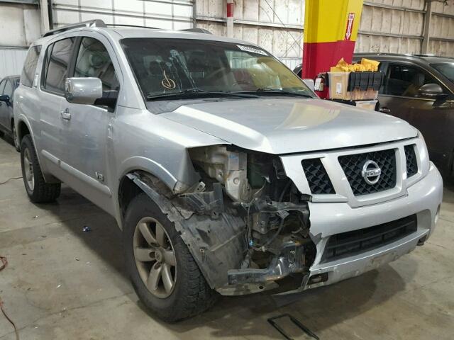 5N1AA08C58N612950 - 2008 NISSAN ARMADA SE SILVER photo 1