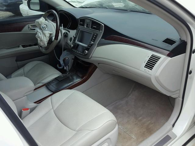 4T1BK3DB5CU462014 - 2012 TOYOTA AVALON BAS WHITE photo 5