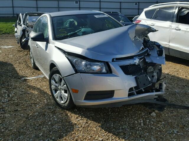 1G1PD5SH2C7407129 - 2012 CHEVROLET CRUZE LS SILVER photo 1