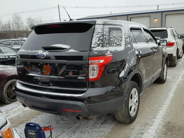 1FM5K8AR7EGA09333 - 2014 FORD EXPLORER P BLACK photo 4