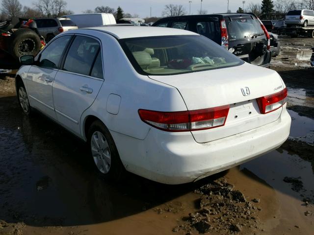 1HGCM563X4A066332 - 2004 HONDA ACCORD LX WHITE photo 3