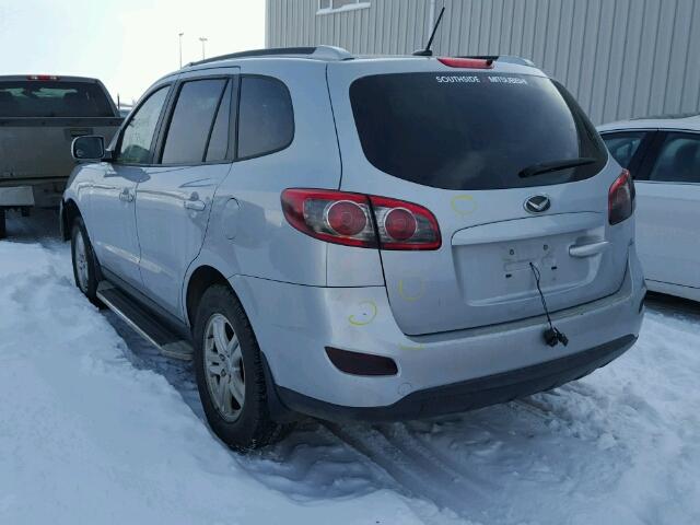 5NMSG3AB5AH343605 - 2010 HYUNDAI SANTA FE G SILVER photo 3