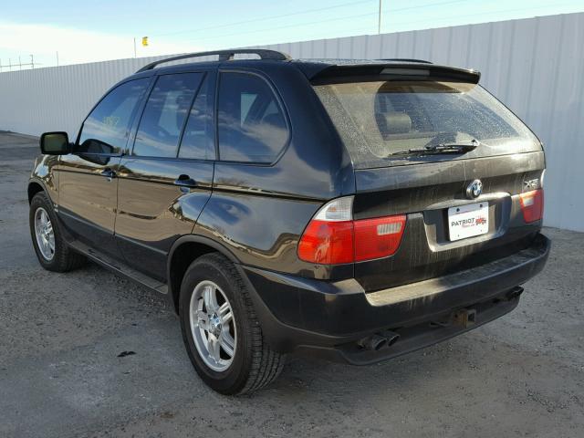 5UXFB33533LH49781 - 2003 BMW X5 4.4I BLACK photo 3