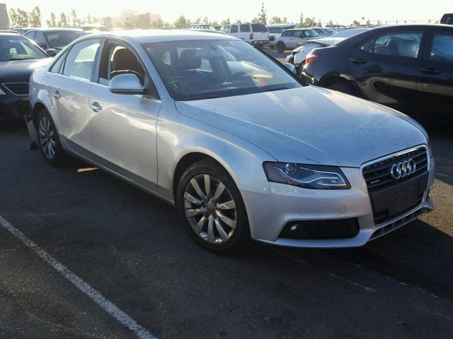 WAUSF78K39N055464 - 2009 AUDI A4 PREMIUM SILVER photo 1