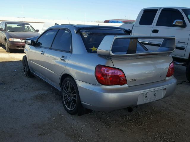 JF1GD29644G523496 - 2004 SUBARU IMPREZA WR GRAY photo 3