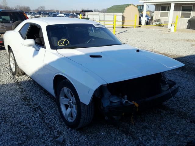 2C3CDYAG6EH289968 - 2014 DODGE CHALLENGER WHITE photo 1