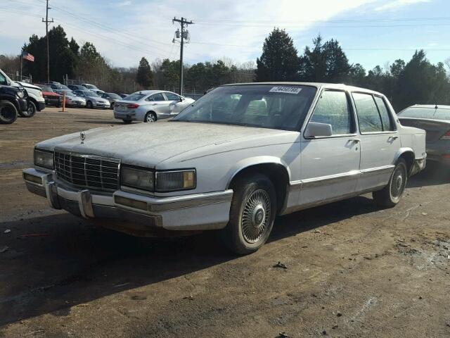 1G6CD53B0N4296944 - 1992 CADILLAC DEVILLE WHITE photo 2