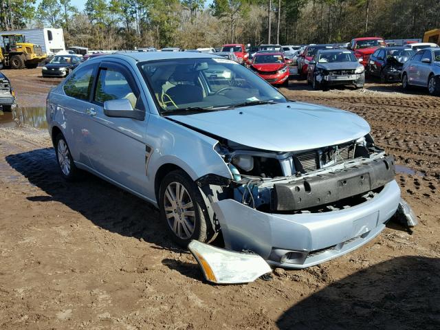 1FAHP33N78W158549 - 2008 FORD FOCUS SE BLUE photo 1