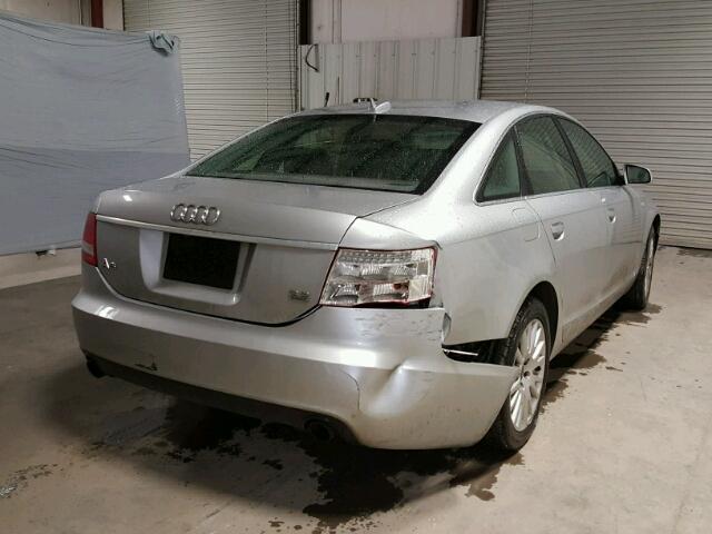 WAUDH74FX6N141183 - 2006 AUDI A6 3.2 QUA SILVER photo 4