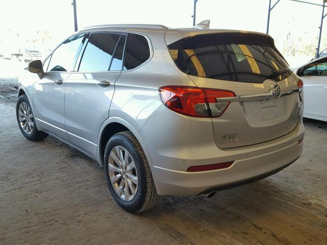 LRBFXBSA1HD085263 - 2017 BUICK ENVISION E SILVER photo 3