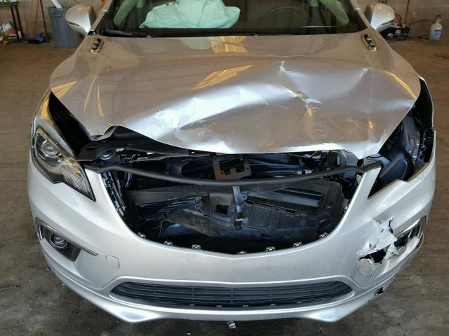 LRBFXBSA1HD085263 - 2017 BUICK ENVISION E SILVER photo 9