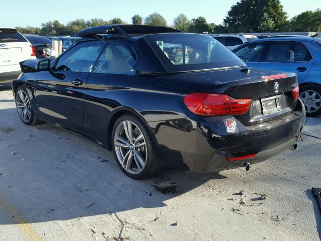 WBA3T3C51EP737104 - 2014 BMW 435 I BLACK photo 3