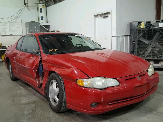 2G1WX15K229148724 - 2002 CHEVROLET MONTE CARL RED photo 1