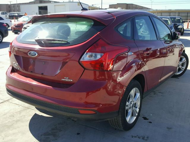 1FADP3K26DL369419 - 2013 FORD FOCUS SE RED photo 4