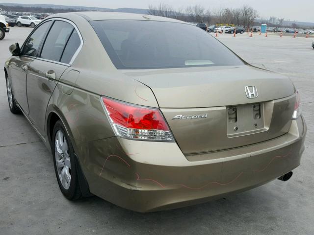 1HGCP26859A086500 - 2009 HONDA ACCORD EXL GOLD photo 3