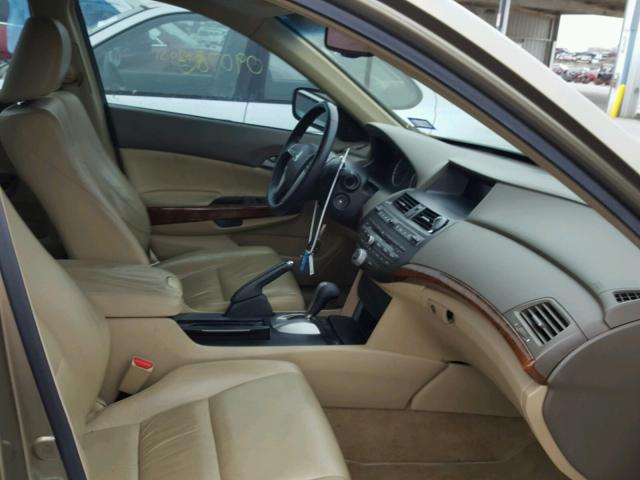 1HGCP26859A086500 - 2009 HONDA ACCORD EXL GOLD photo 5