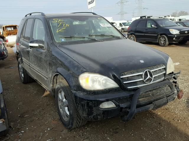 4JGAB75E42A309426 - 2002 MERCEDES-BENZ ML 500 BLACK photo 1