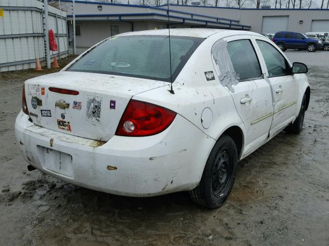 1G1AK52F257637234 - 2005 CHEVROLET COBALT WHITE photo 4