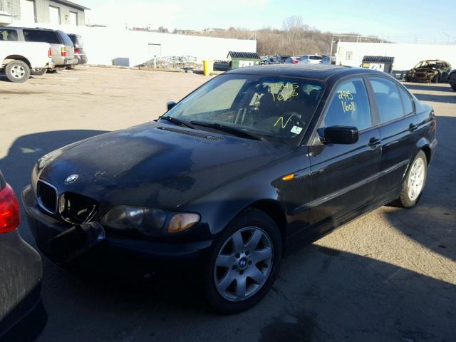 WBAEU33403PM53554 - 2003 BMW 325 XI BLACK photo 2