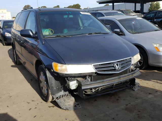 5FNRL18004B029451 - 2004 HONDA ODYSSEY EX BLUE photo 1