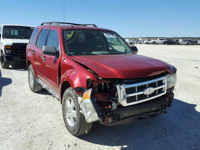 1FMCU03729KB79925 - 2009 FORD ESCAPE XLT RED photo 1