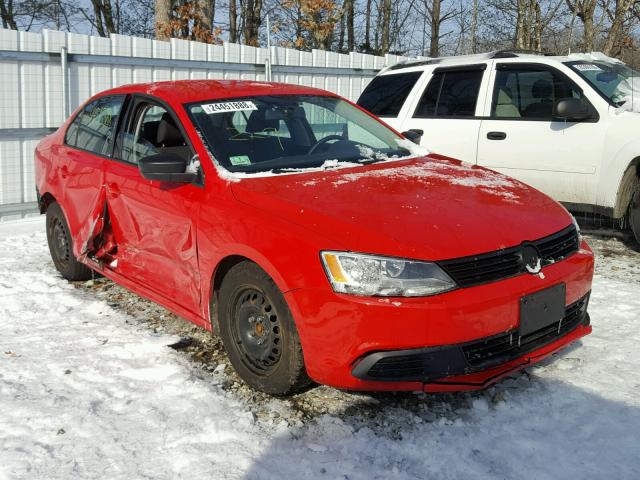 3VW1K7AJ4CM425802 - 2012 VOLKSWAGEN JETTA BASE წითელი ფოტო 9