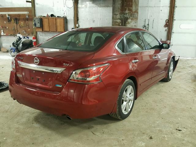 1N4AL3AP7EC102688 - 2014 NISSAN ALTIMA 2.5 MAROON photo 4