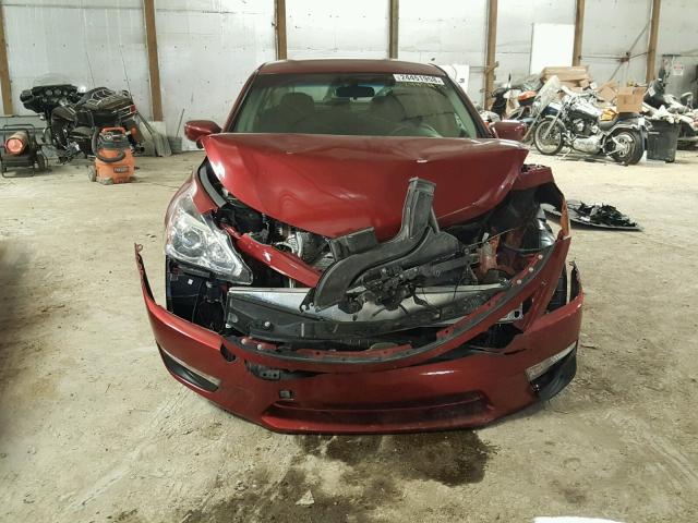 1N4AL3AP7EC102688 - 2014 NISSAN ALTIMA 2.5 MAROON photo 9