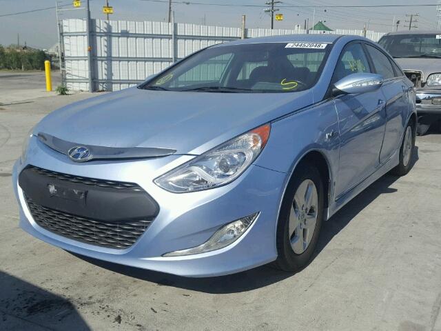 KMHEC4A44CA037407 - 2012 HYUNDAI SONATA HYB BLUE photo 2