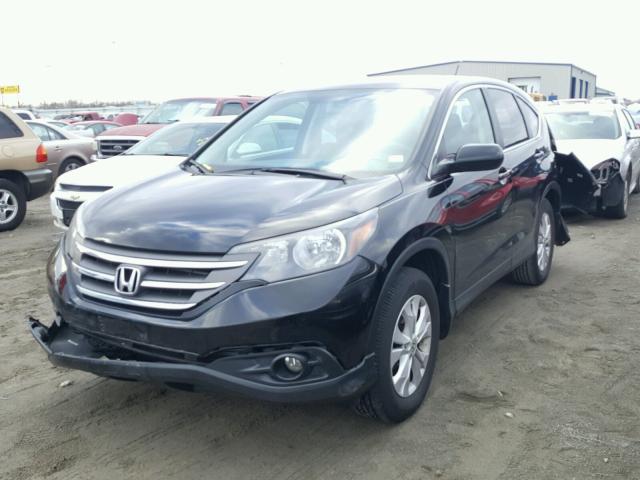 2HKRM4H53DH669598 - 2013 HONDA CR-V EX BLACK photo 2