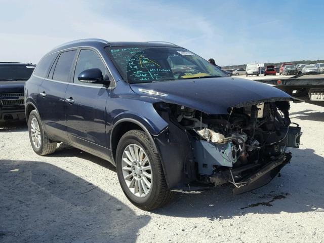 5GAKVBED2BJ302776 - 2011 BUICK ENCLAVE CX BLUE photo 1