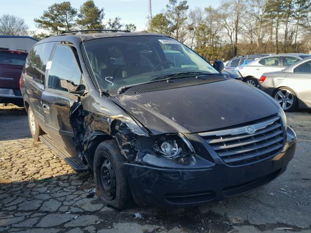 2C4GP44RX5R436037 - 2005 CHRYSLER TOWN & COU BLACK photo 1