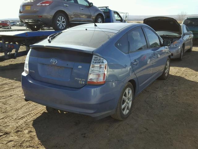 JTDKB20U597878044 - 2009 TOYOTA PRIUS BLUE photo 4