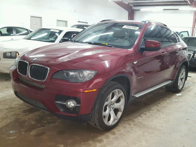 5UXFG43558L221803 - 2008 BMW X6 XDRIVE3 RED photo 2