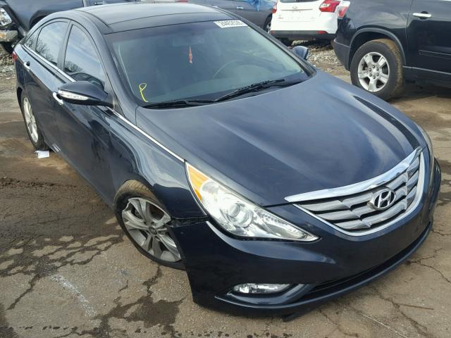 5NPEC4AC9DH576286 - 2013 HYUNDAI SONATA SE BLUE photo 1