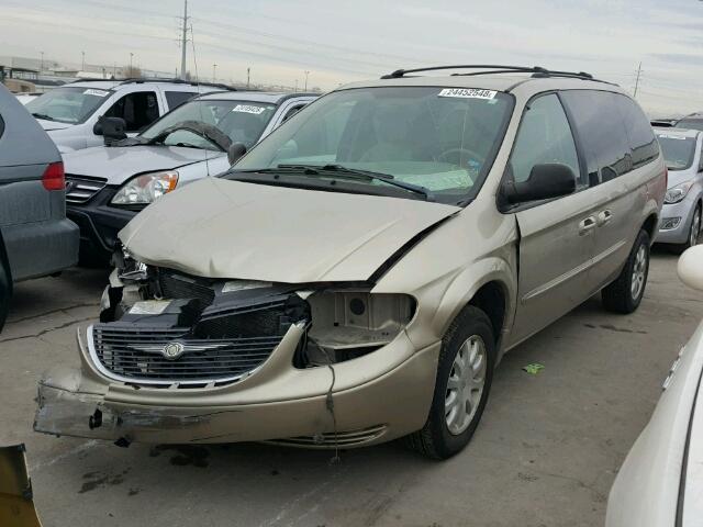 2C8GP74L73R192033 - 2003 CHRYSLER TOWN & COU GOLD photo 2