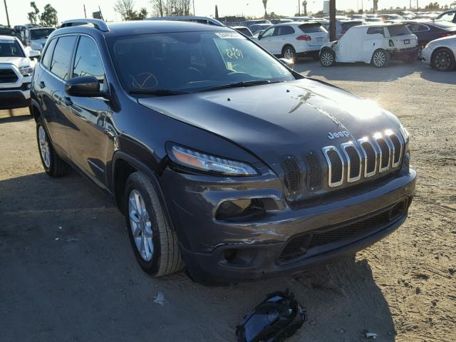 1C4PJLCB6HW573360 - 2017 JEEP CHEROKEE L GRAY photo 1